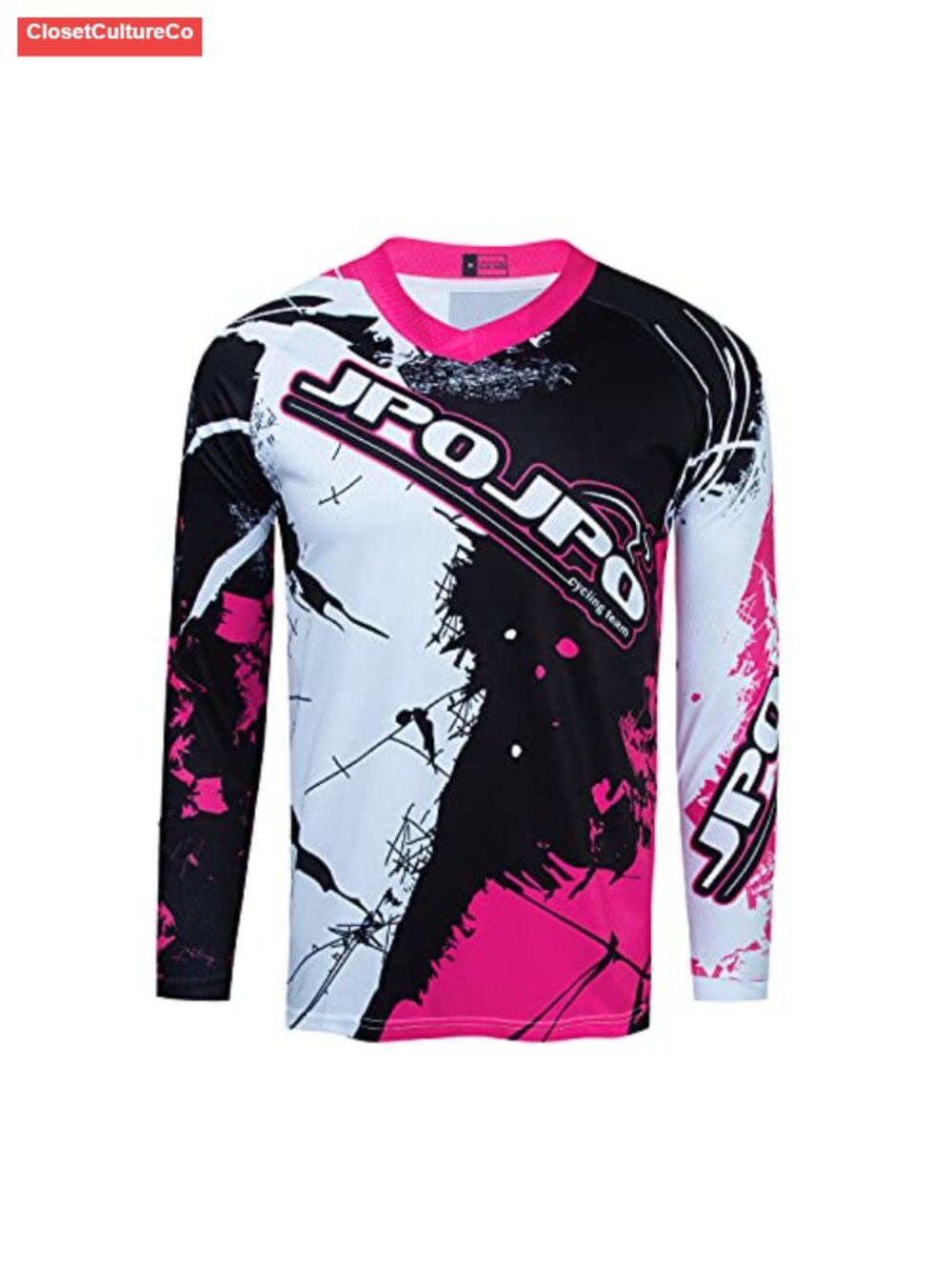 Kids Cycling Jersey Long Sleeve Motocross Mountain Bike Shirt